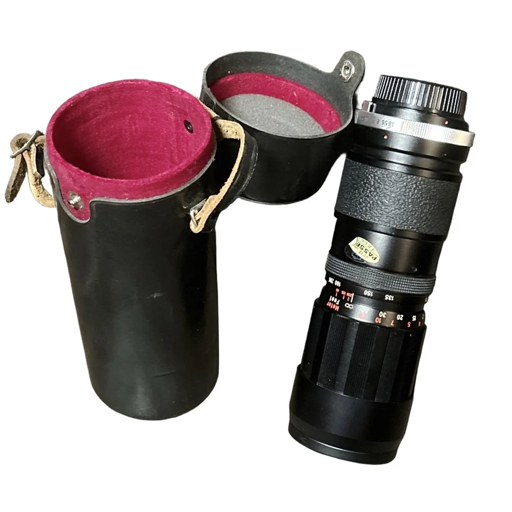 Panagor Tele Zoom Lens 85-205mm Camera Lens - Black and Silver
